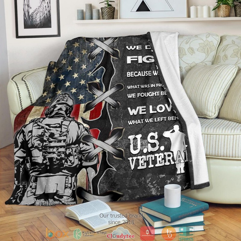 We Didn't Because We Hated US Veteran American flag Blanket 2 We Didnt Because We Hated US Veteran American flag Blanket 1