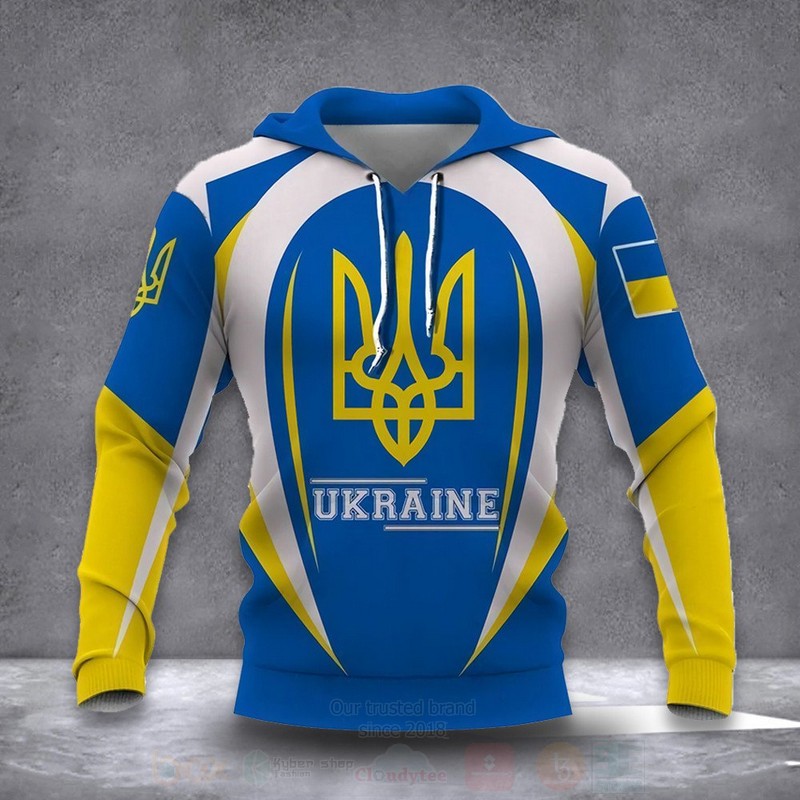 BEST We Stand With Ukraine Unisex 3D Hoodie 1 We Stand With Ukraine 3D Hoodie
