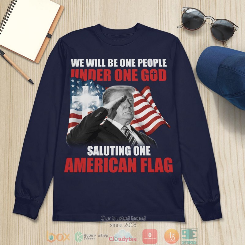 We Will Be One People Under On God Saluting One American Flag shirt, long sleeve 9 We Will Be One People Under On God Saluting One American Flag shirt long sleeve 1 2 3 4 5 6 7 8