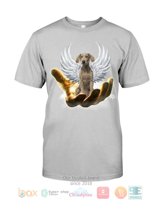Weimaraner Golden Hand Heaven Wings 2D shirt hoodie