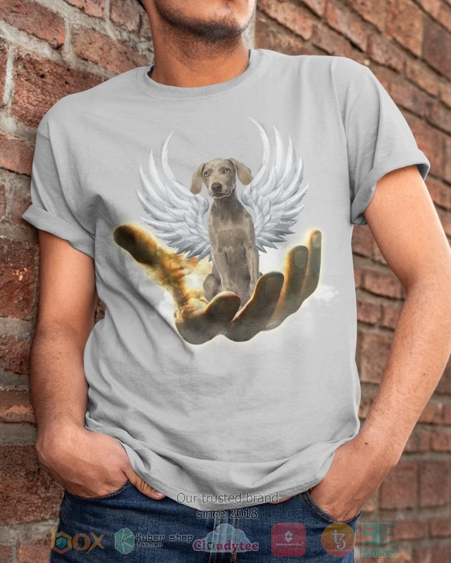 HOT Weimaraner Golden Hand Heaven Wings 2D shirt, hoodie 4 Weimaraner Golden Hand Heaven Wings 2D shirt hoodie 1 2 3