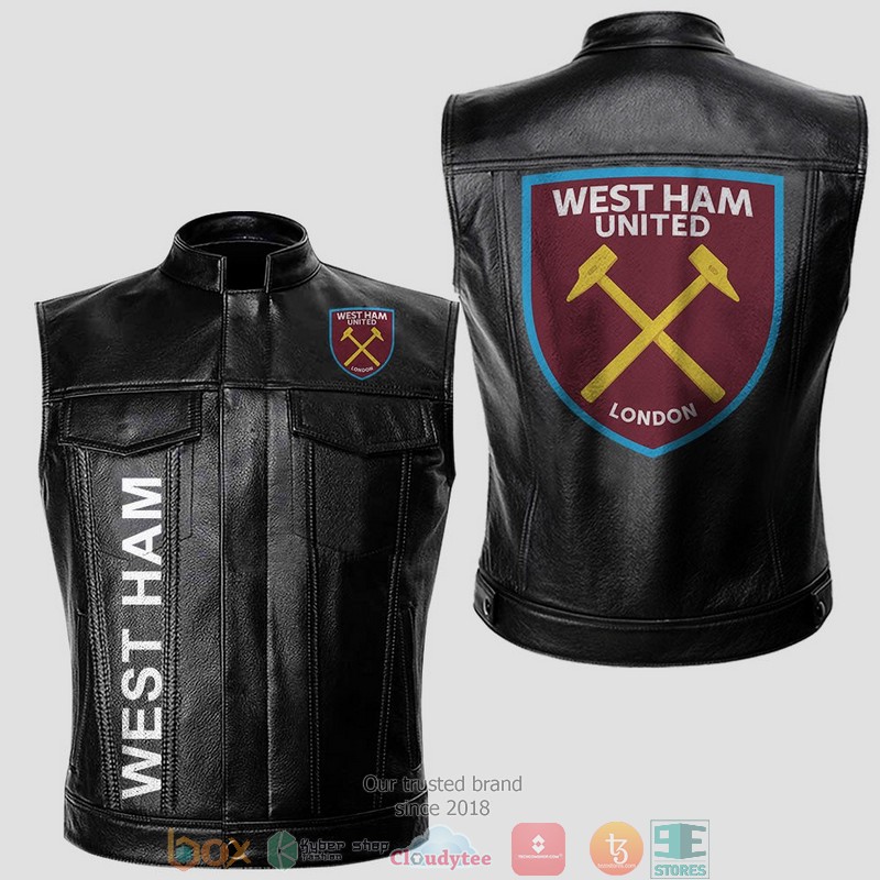West Ham Vest Leather Jacket