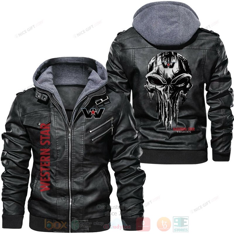 Western Star Punisher Skull Leather Jacket