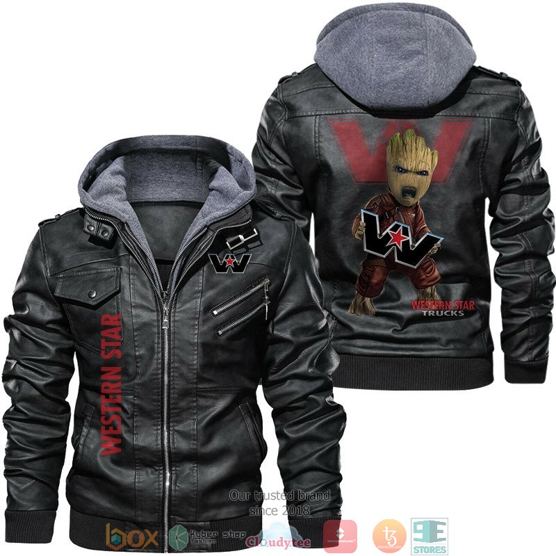 Western Star Trucks Baby Groot Leather Jacket 4 Western Star Trucks Baby Groot Leather Jacket