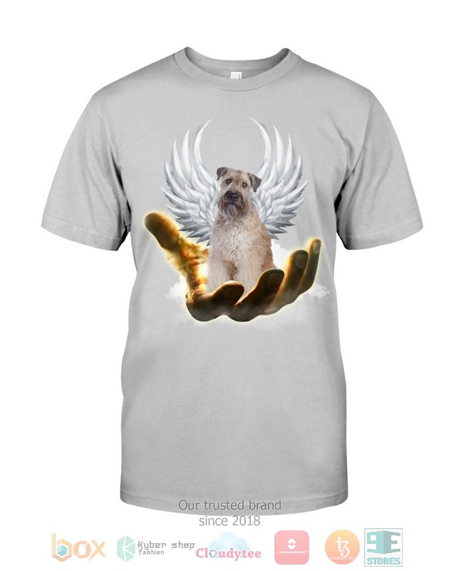 Wheaten Terrier Golden Hand Heaven Wings 2D shirt hoodie