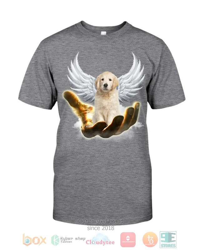 HOT White Golden Retriever Golden Hand Heaven Wings 2D shirt, hoodie 5 White Golden Retriever Golden Hand Heaven Wings 2D shirt hoodie 1 2 3 4