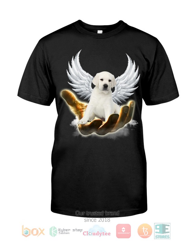 White Labrador Golden Hand Heaven Wings 2D shirt hoodie 1 2 3 4 5 6