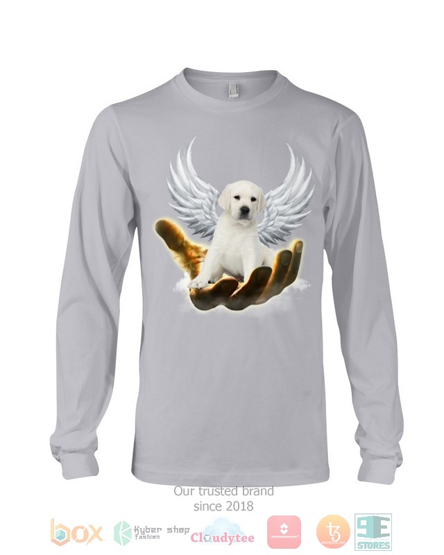 White Labrador Golden Hand Heaven Wings 2D shirt hoodie 1 2 3 4 5 6 7 8 9 10 11 12 13 14 15 16 17 18