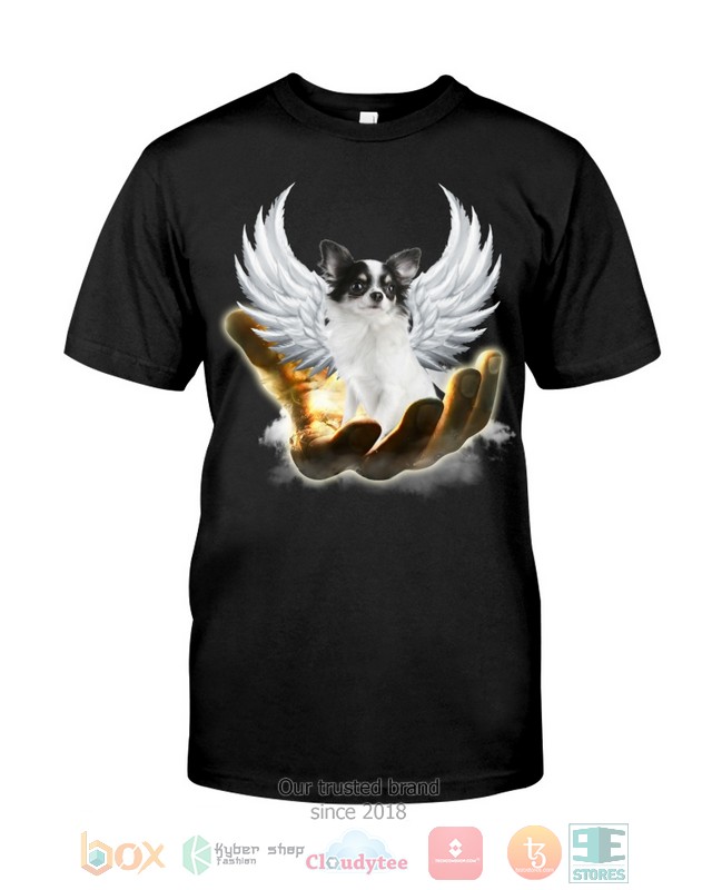 HOT White Long Haired Chihuahua Golden Hand Heaven Wings 2D shirt, hoodie 7 White Long Haired Chihuahua Golden Hand Heaven Wings 2D shirt hoodie 1 2 3 4 5 6