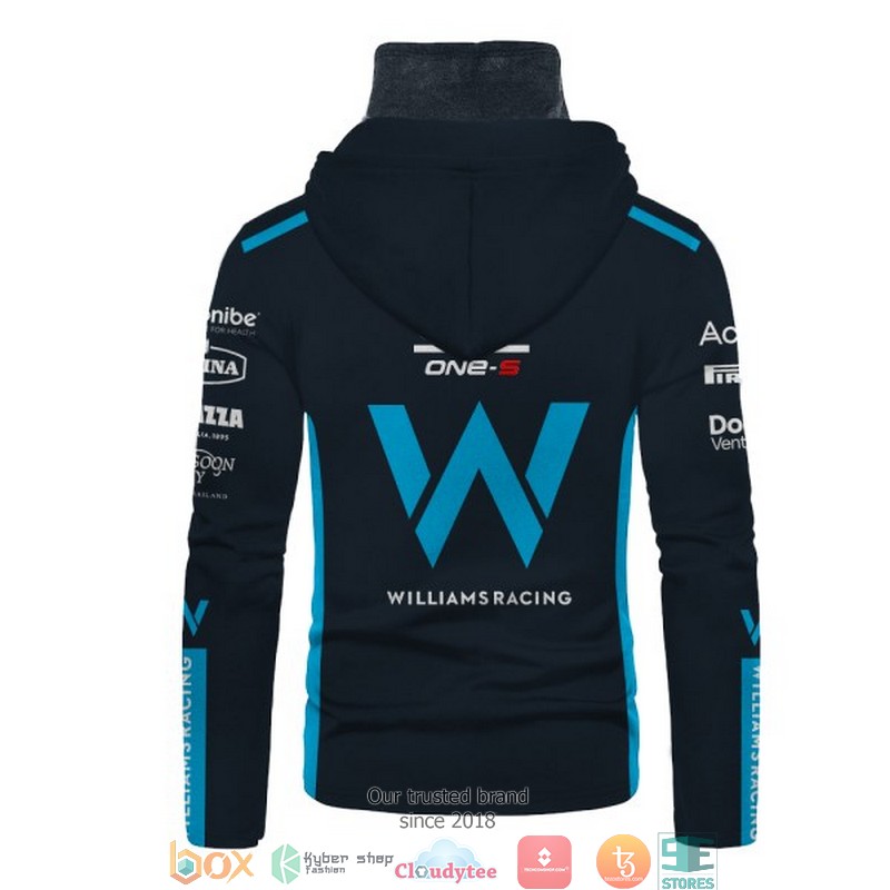 Williams Racing Latifi 3d hoodie mask 3 Williams Racing Latifi 3d hoodie mask 1 2