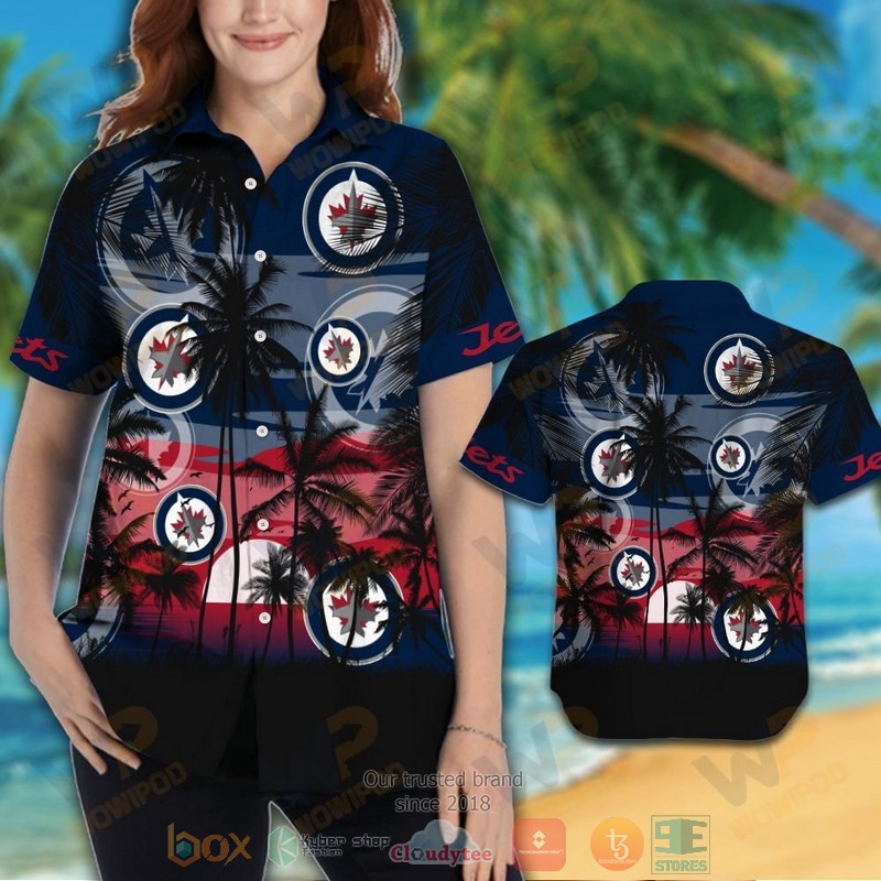 HOT Winnipeg Jets Hawaiian Shirt and shorts 3 Winnipeg Jets Hawaiian Shirt and shorts 1 2