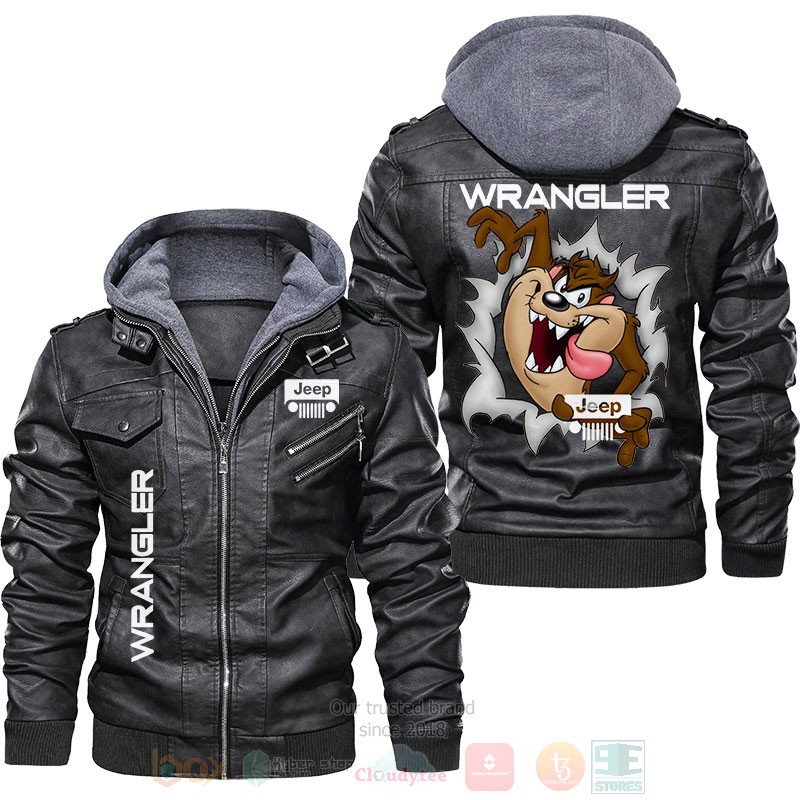Wrangler Jeep Leather Jacket