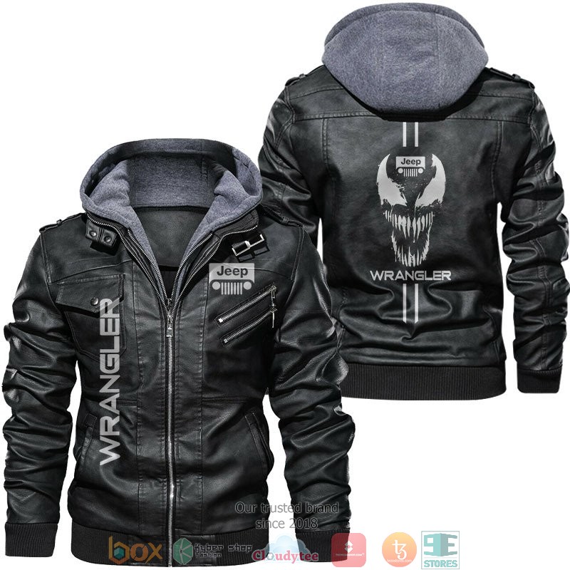 Wrangler Jeep Venom Leather Jacket