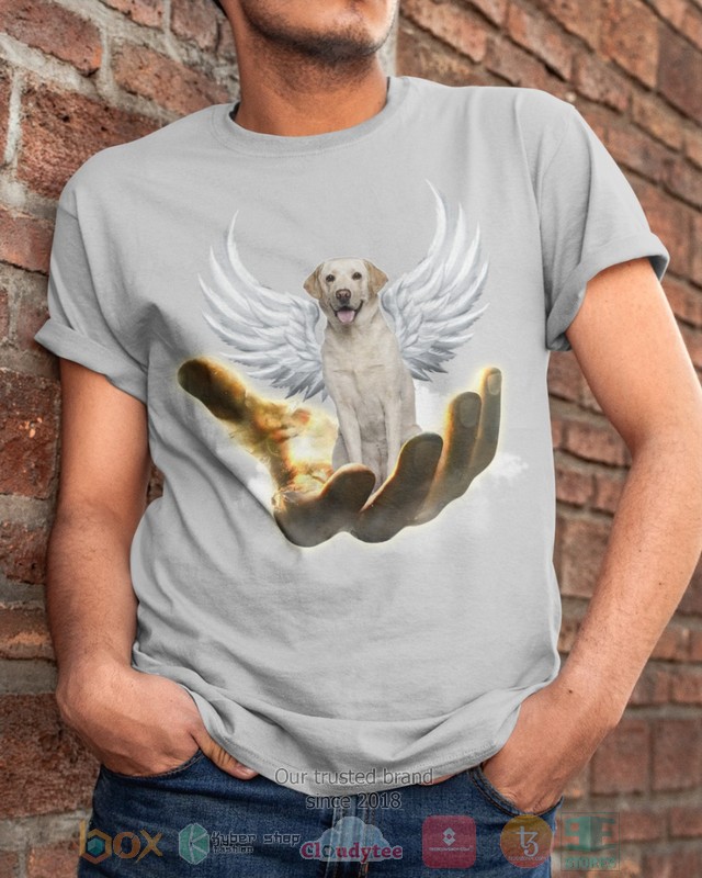 Yellow Labrador Golden Hand Heaven Wings 2D shirt hoodie 1 2 3