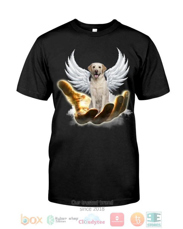 Yellow Labrador Golden Hand Heaven Wings 2D shirt hoodie 1 2 3 4 5 6
