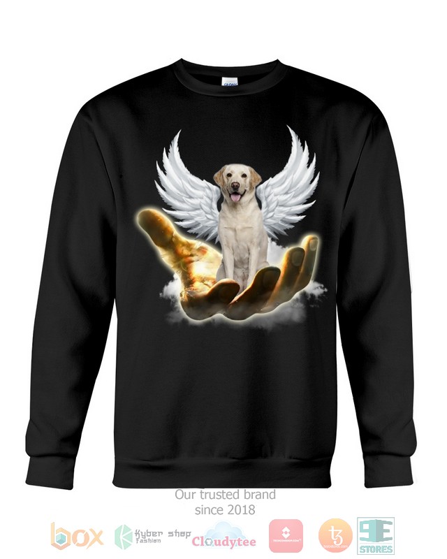 Yellow Labrador Golden Hand Heaven Wings 2D shirt hoodie 1 2 3 4 5 6 7 8 9 10