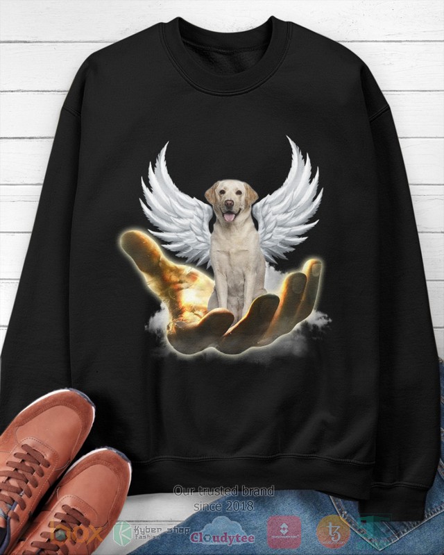 Yellow Labrador Golden Hand Heaven Wings 2D shirt hoodie 1 2 3 4 5 6 7 8 9 10 11 12