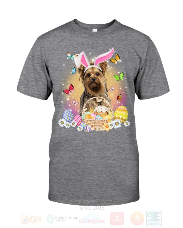 Yorkshire Terrier Easter Bunny Butterfly 2D Hoodie Shirt
