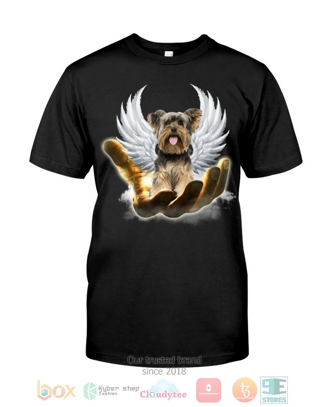 Yorkshire Terrier Golden Hand Heaven Wings 2D shirt hoodie 1 2 3 4 5 6