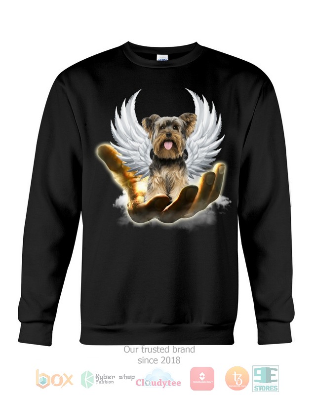 Yorkshire Terrier Golden Hand Heaven Wings 2D shirt hoodie 1 2 3 4 5 6 7 8 9 10