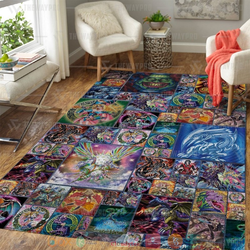 Yu Gi Oh Cards Carpet Rug