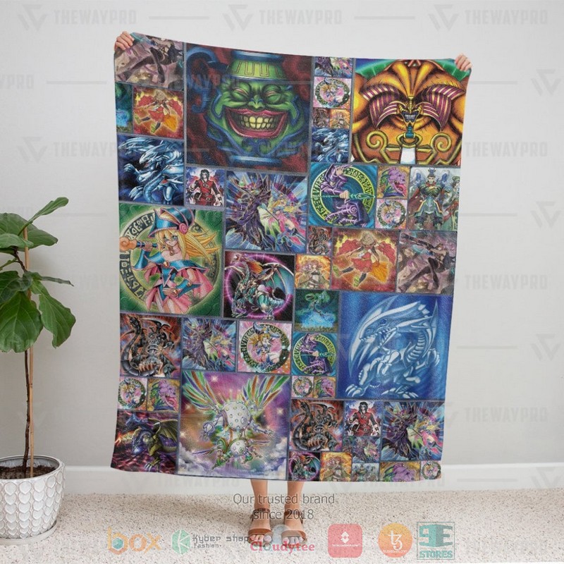 Yu Gi Oh Cards Soft Blanket 1