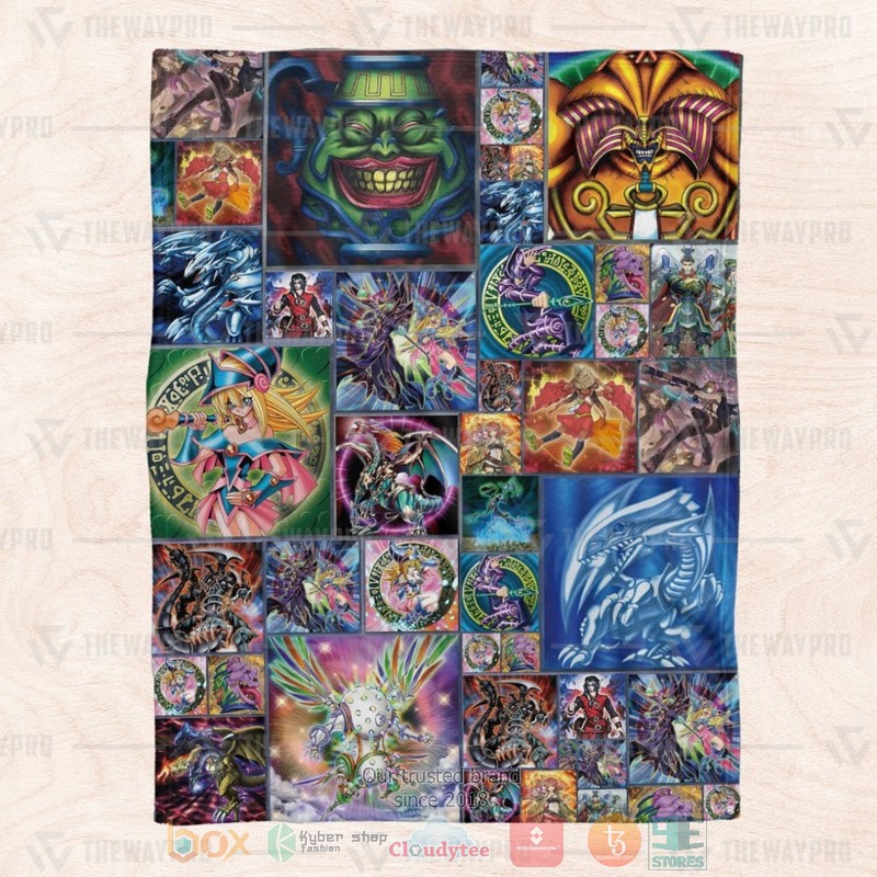 HOT Yu Gi Oh Cards Fleece Blanket 3 Yu Gi Oh Cards Soft Blanket 1 2