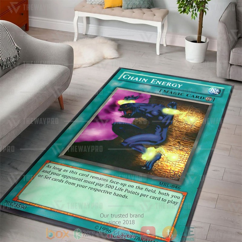 Yu Gi Oh Chain Energy Carpet Rug 2 Yu Gi Oh Chain Energy Carpet Rug 1