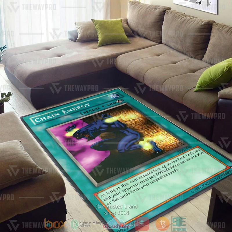 Yu Gi Oh Chain Energy Carpet Rug 3 Yu Gi Oh Chain Energy Carpet Rug 1 2