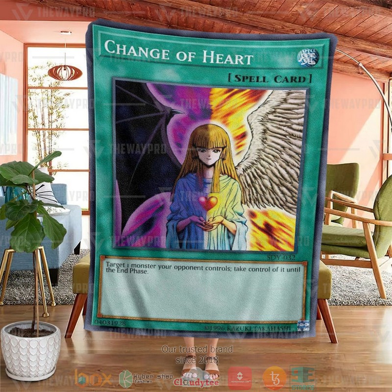 Yu Gi Oh Change of Heart Soft Blanket 2 Yu Gi Oh Change of Heart Soft Blanket 1