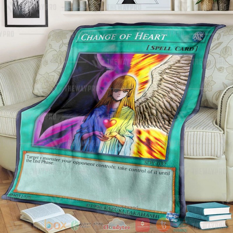 Yu Gi Oh Change of Heart Soft Blanket 3 Yu Gi Oh Change of Heart Soft Blanket 1 2