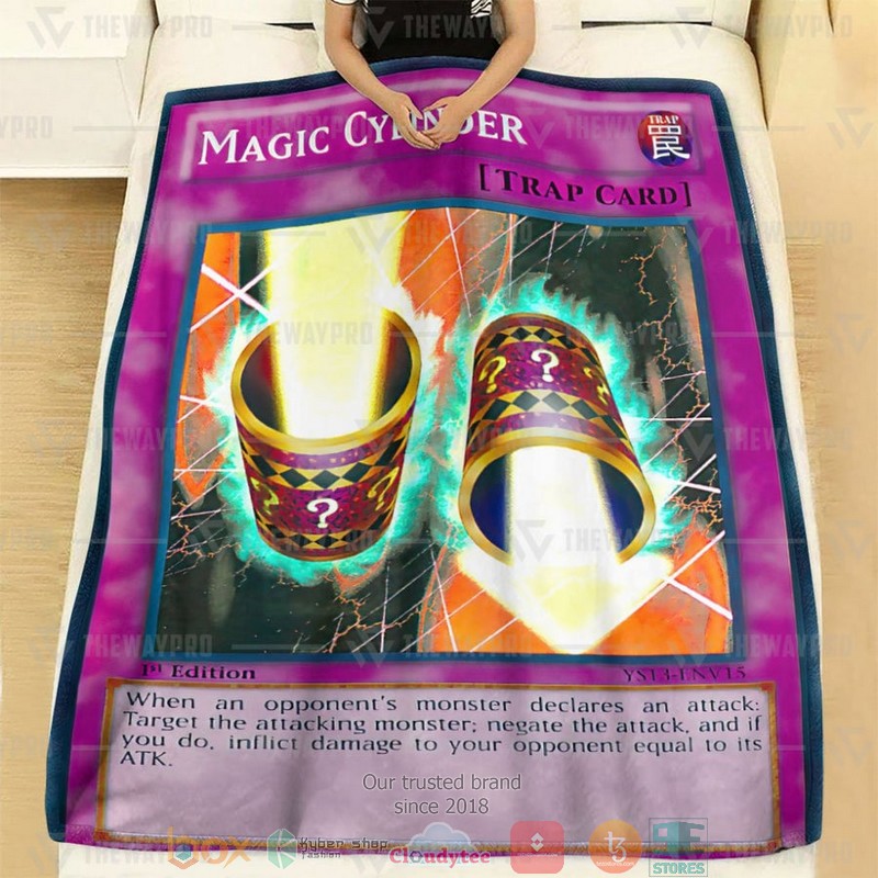 Yu Gi Oh Magic Cylinder Soft Blanket 2 Yu Gi Oh Magic Cylinder Soft Blanket 1