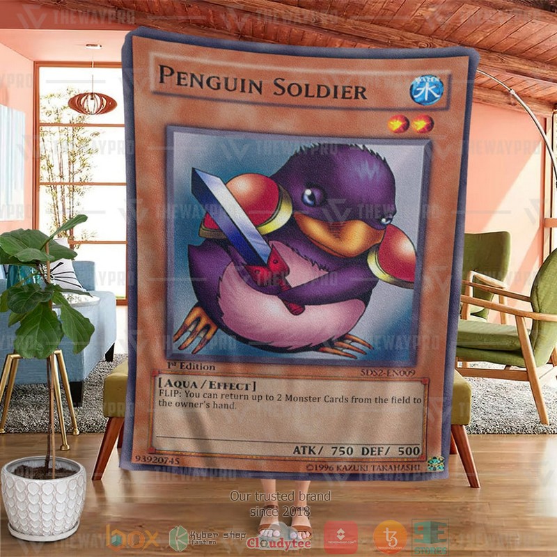 Yu Gi Oh Penguin Soldier Soft Blanket