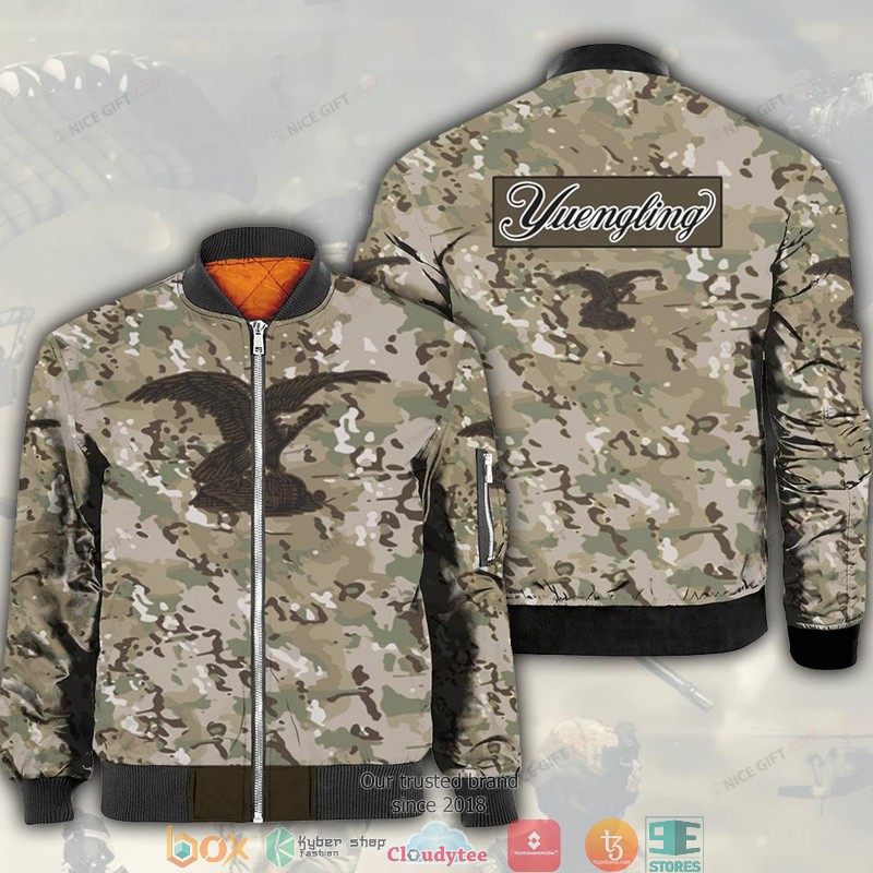 Yuengling Camouflage Bomber Jacket 1 Yuengling Camouflage Bomber Jacket