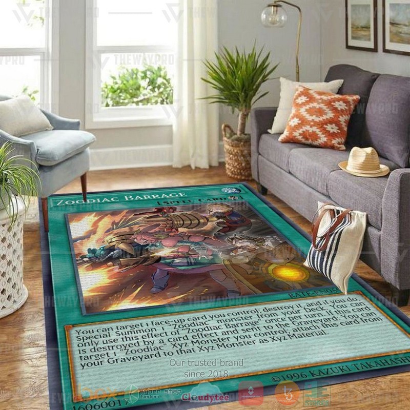Zoodiac Barrage Rectangle Rug