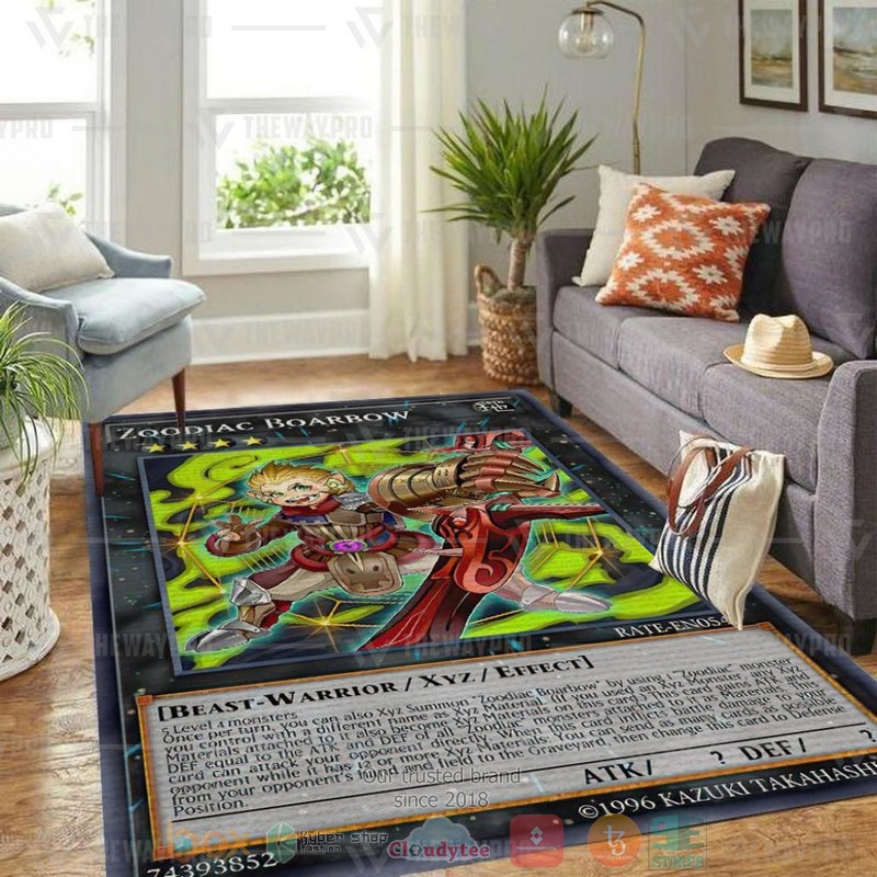 Zoodiac Boarbow Rectangle Rug