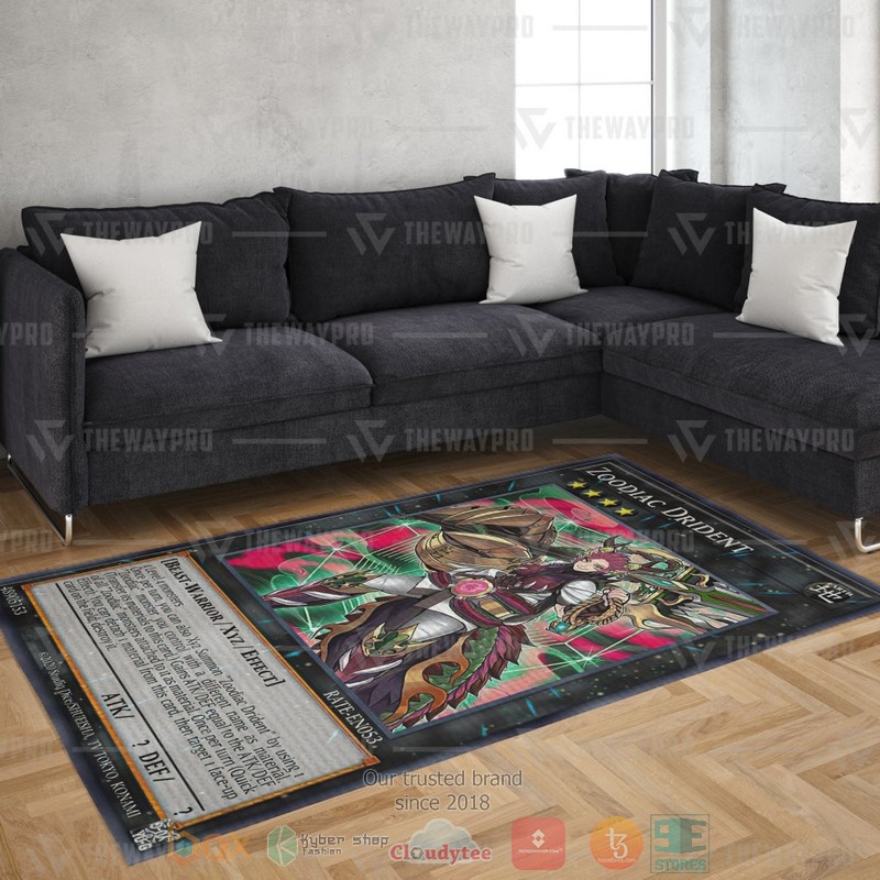 Zoodiac Drident Rectangle Rug 1