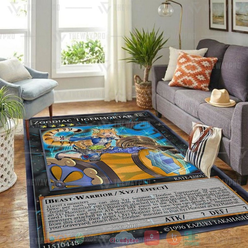 Zoodiac Tigermortar Rectangle Rug