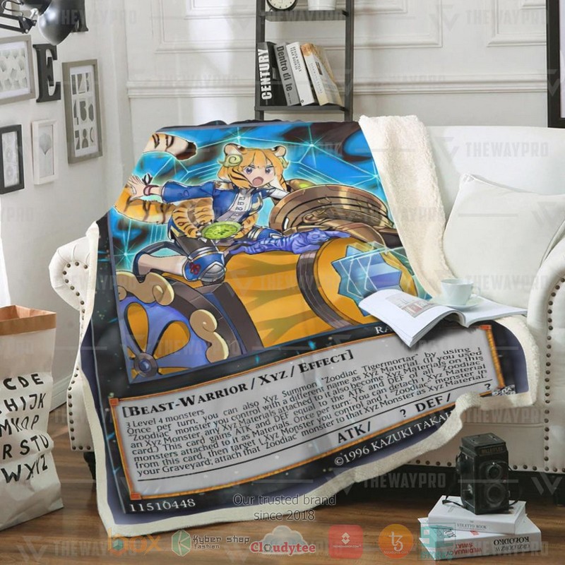 Zoodiac Tigermortar Soft Blanket