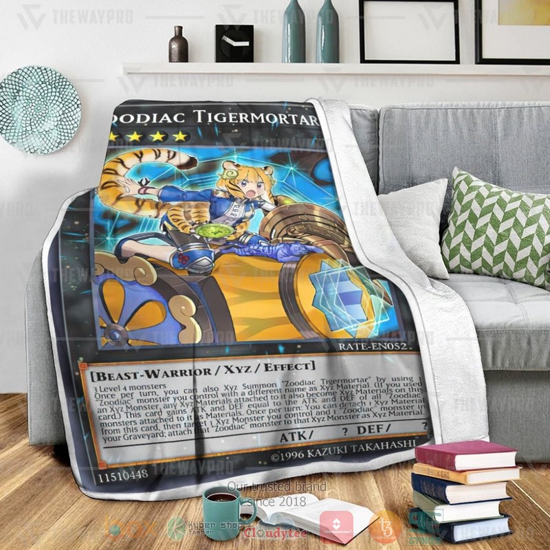 Zoodiac Tigermortar Soft Blanket 1