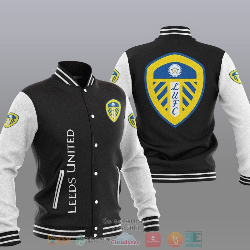 Leeds United Baseball Jacket