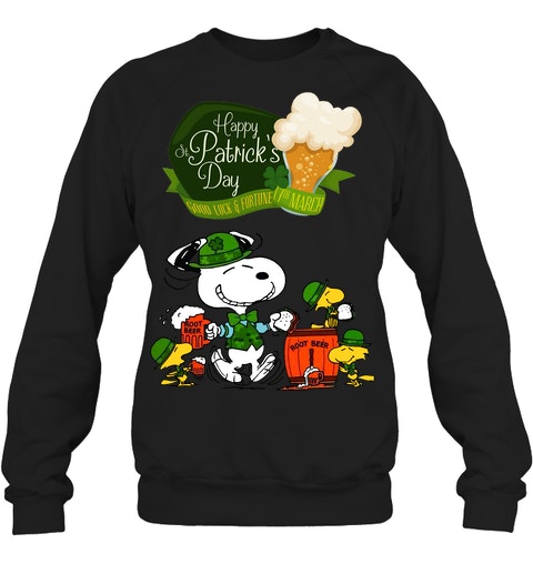 HOT Snoopy Happy Patrick's Day Good luck 2d shirt, hoodie 3 mockup 2