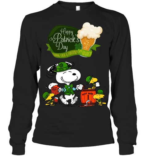 HOT Snoopy Happy Patrick's Day Good luck 2d shirt, hoodie 7 mockup 6