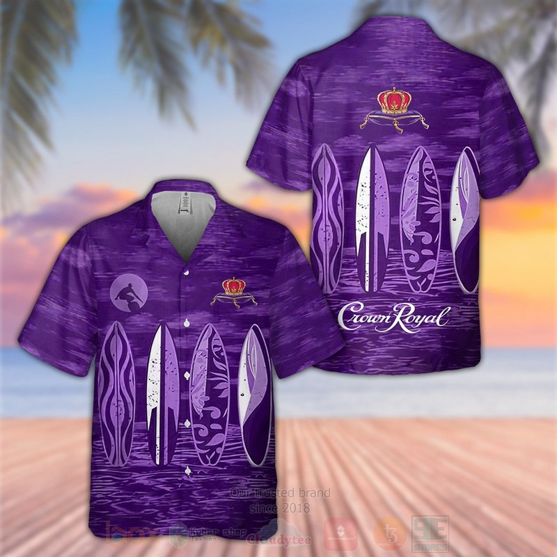 BEST Crown Royal Purple All Over Print Hawaiian Shirt 6 Crown Royal Purple Hawaiian Shirt