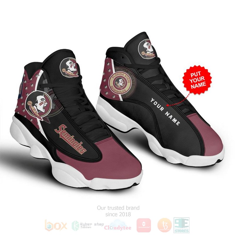 Florida State Seminoles NCAA Custom Name Air Jordan 13 Shoes