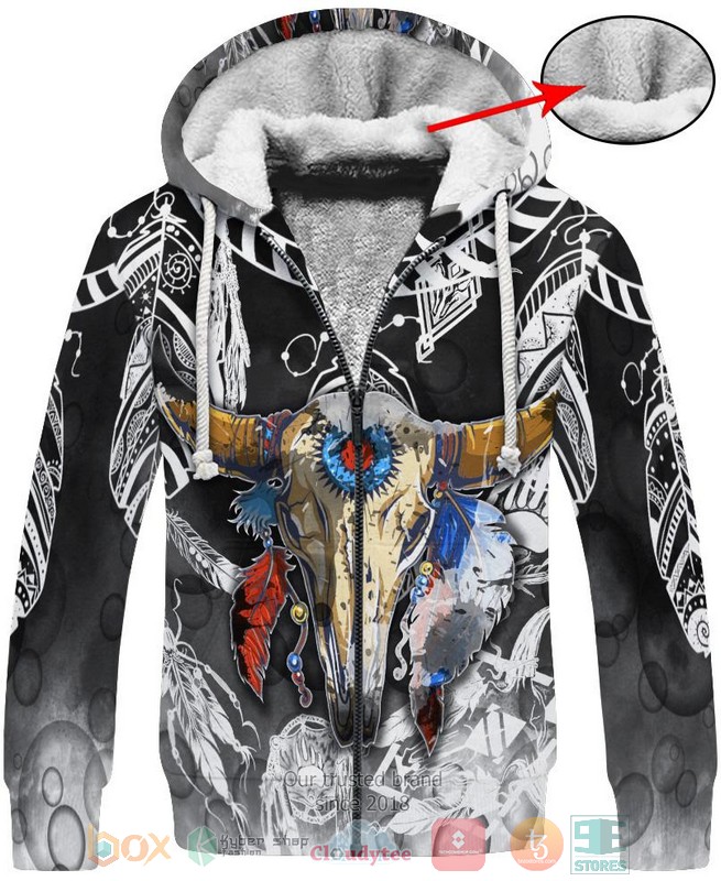 HOT Colorful Buffalo Skull All Over Printed 3D Shirt, Hoodie 6 Colorful Buffalo Skull 3D Shirt Hoodie 1 2 3 4 5