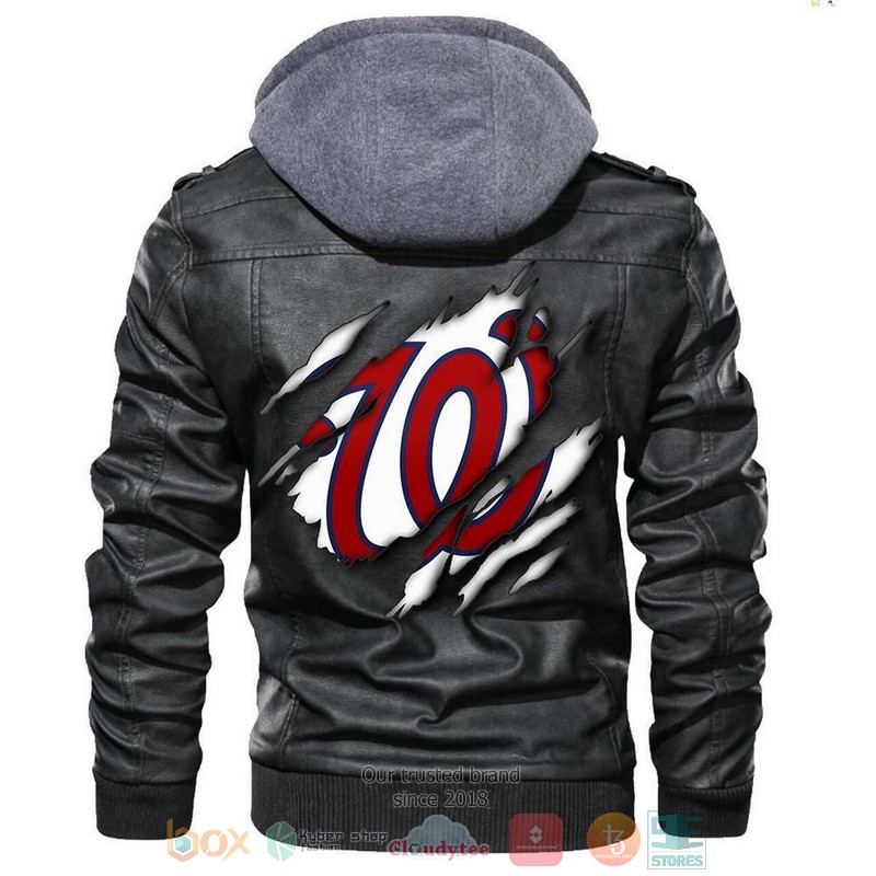 Washington Nationals MLB Baseball Leather Jacket