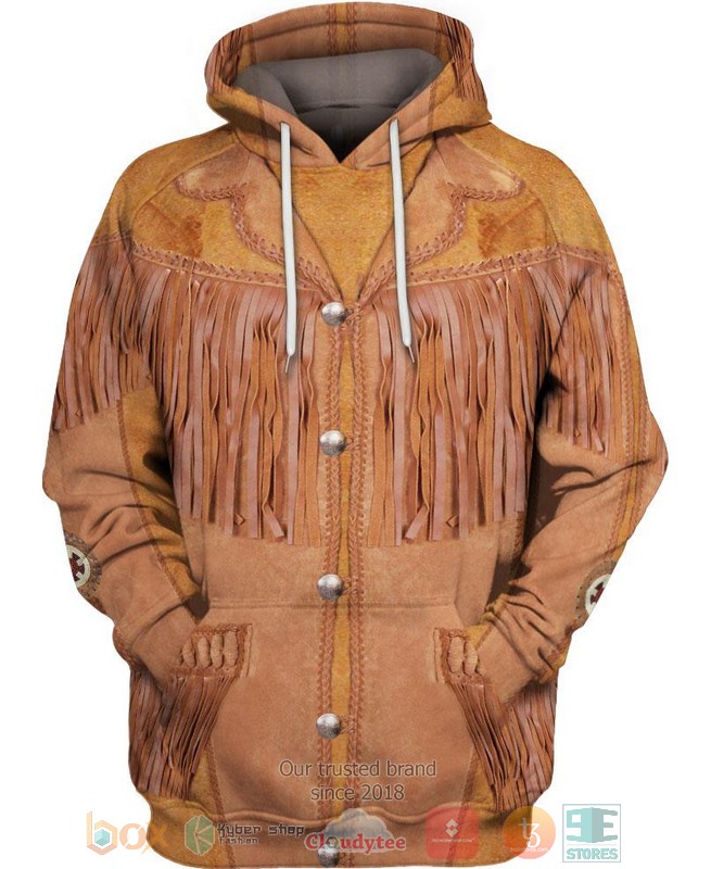 Brown Native 3D Shirt Hoodie