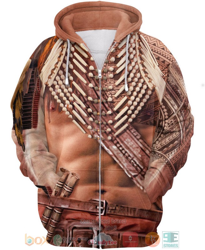 HOT Brown Motif Native American All Over Printed 3D Shirt, Hoodie 6 Brown Motif Native American 3D Shirt Hoodie 1 2 3 4 5