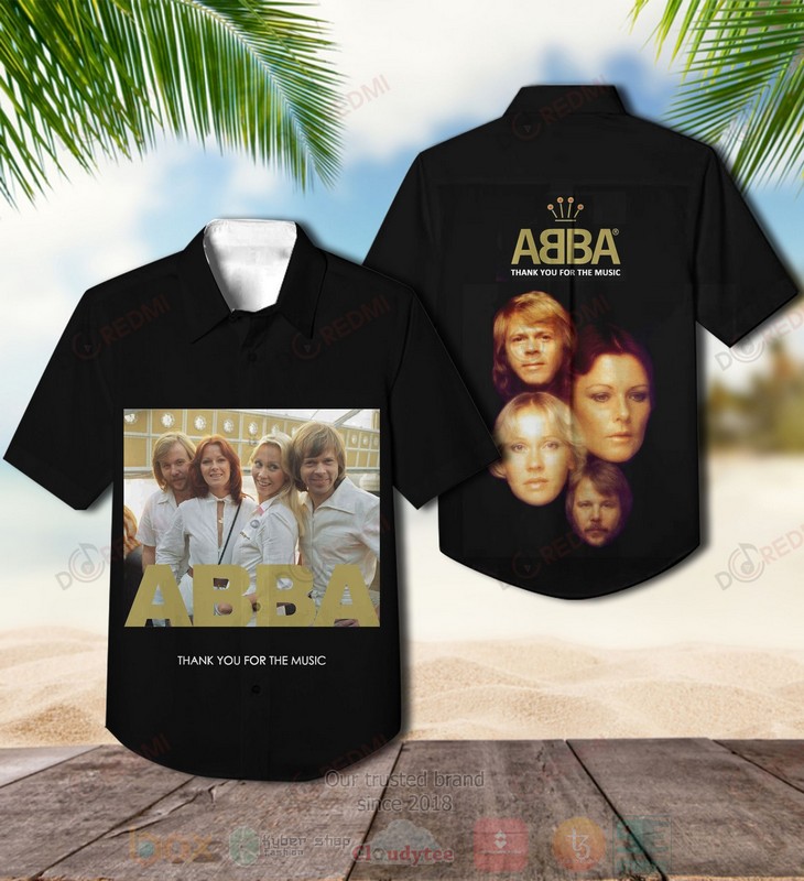 ABBA Thank You for the Music Album Hawaiian Shirt